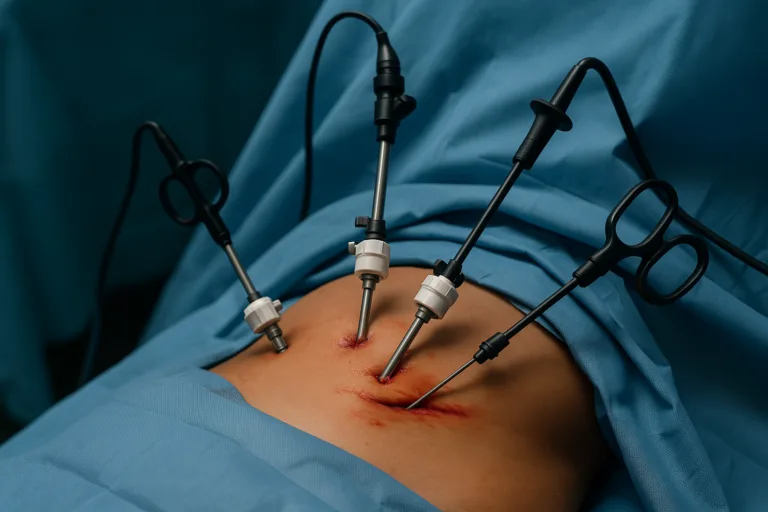 Repararea laparoscopică a herniei inghinale unilaterale