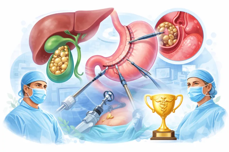 Colecistectomia laparoscopică în litiaza veziculară cu colecistită simptomatică