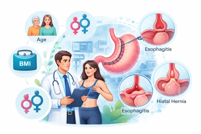 Corelații între Vârstă, Sex, BMI, Esofagită și Hernie Hiatală în Gastrectomia Longitudinală Laparoscopică