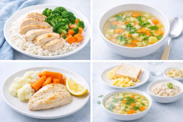 Alimente usoare recomandate dupa operatia de colecist cu pui, peste si legume