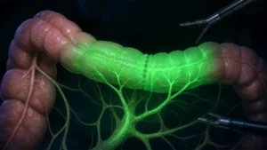 Control intraoperator al vascularizației cu ICG în chirurgia colorectală