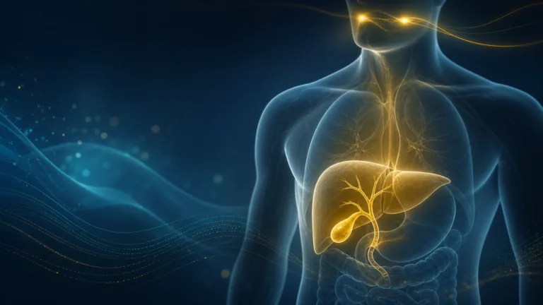 Ilustrație medicală pentru icter mecanic